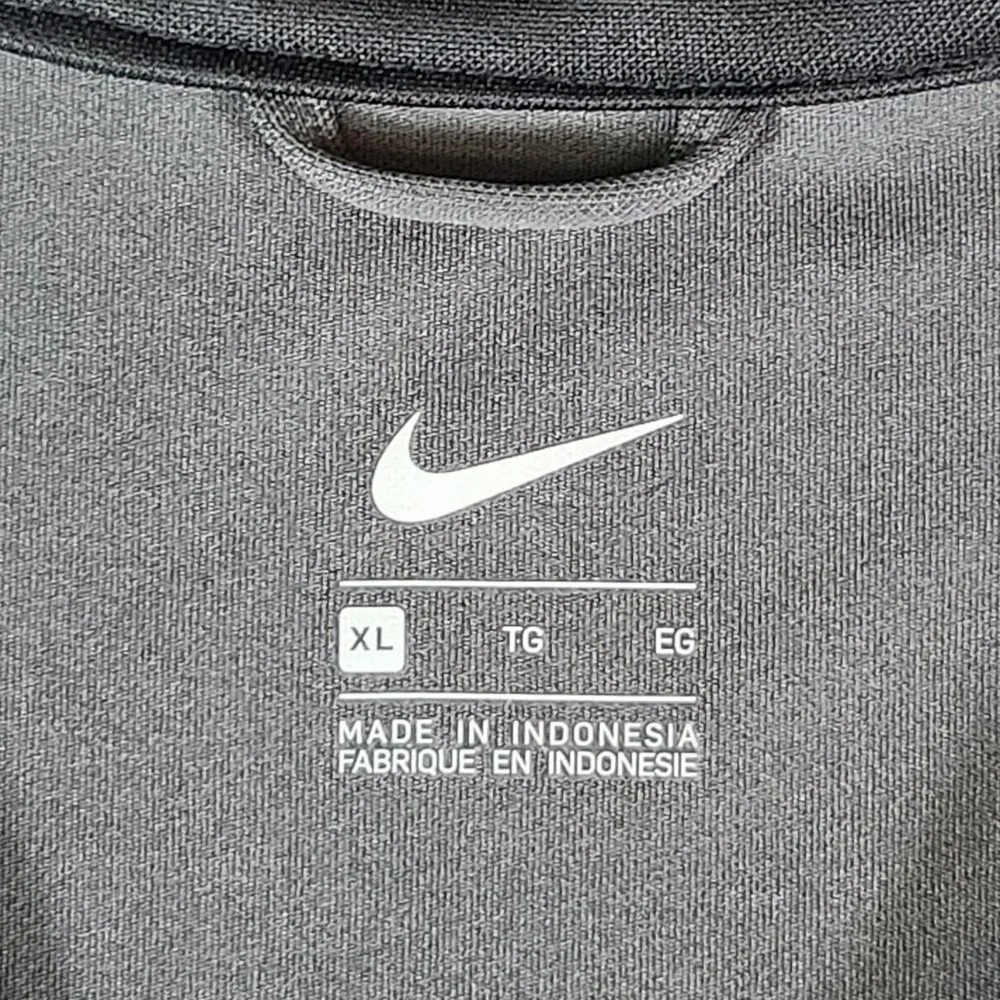 Nike Warm Up Track Jacket Youth Large Black Training Full Zip North Carolina NC - Picture 3 of 9